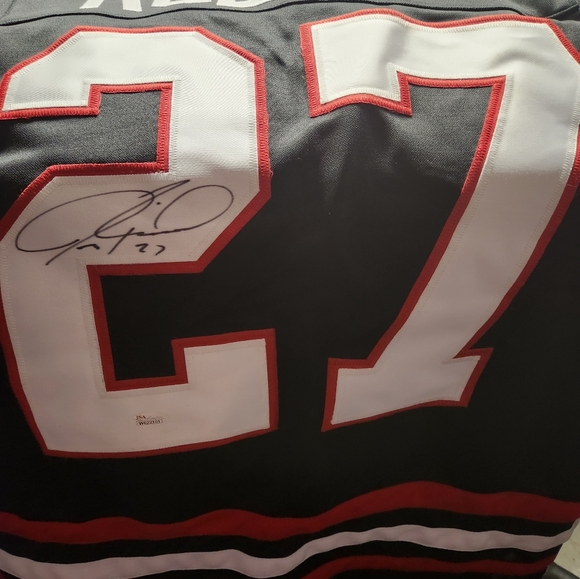Jeremy Roenick Blackhawks Autographed Black Jersey XL - Picture 5 of 5